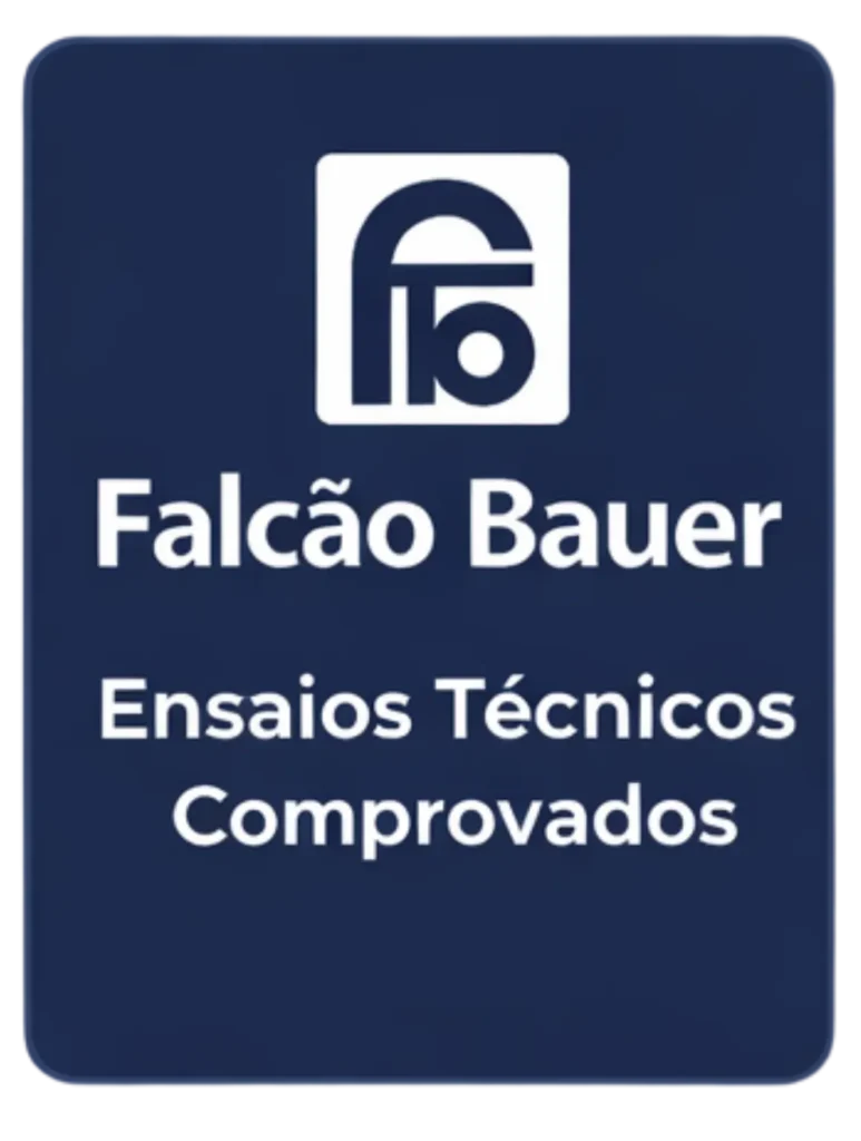 Ensaios técnicos realizados por instituto qualificado conforme normas técnicas da ABNT